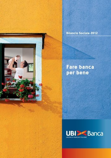 Bilancio Sociale 2012 - UBI Banca