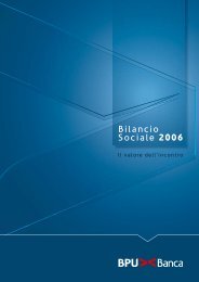 Bilancio Sociale 2006 - UBI Banca