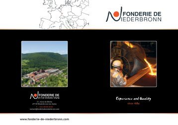 Fonderie de Niederbronn - UBIFRANCE