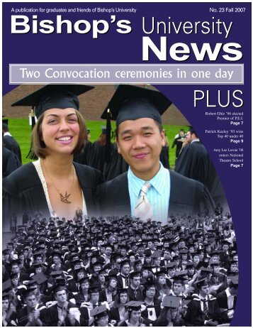 BU NEWS Fall 07 - Bishop's University