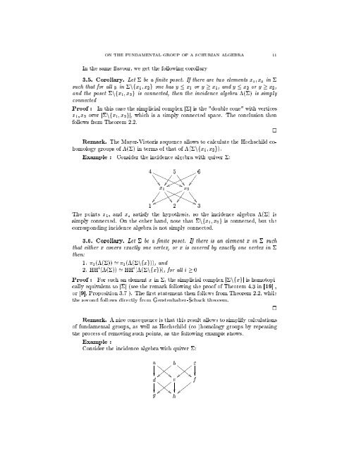 On the fundamental group of a schurian algebra Juan Carlos ...