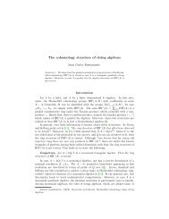 The cohomology structure of string algebras