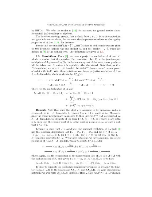 The cohomology structure of string algebras