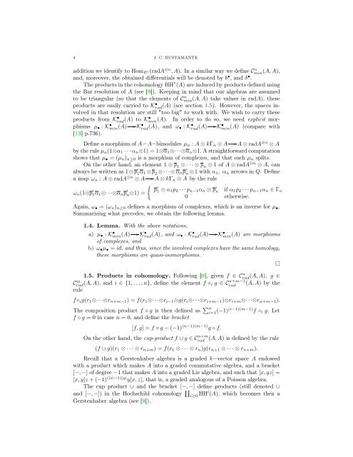 The cohomology structure of string algebras