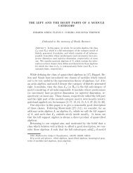 The left and the right parts of a module category - Université de ...