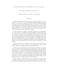 Hochschild Cohomology and Representation-finite Algebras Ragnar ...