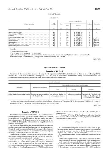 Regulamento de Direitos Especiais dos Estudantes da UC