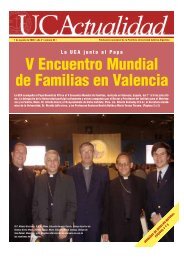 V Encuentro Mundial de Familias en Va l e n c i a - Universidad ...