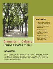 Diversity in Calgary, Looking Forward to 2020 - The City of Calgary