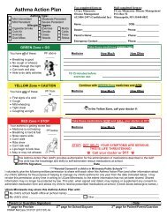 Asthma Action Plan - UCare