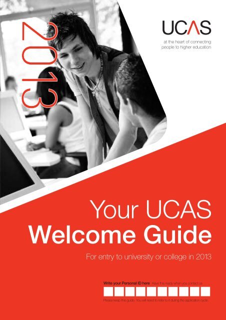 Welcome guide 2013 (pdf) - UCAS