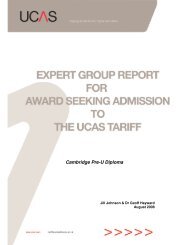 Cambridge Pre U report (pdf) - Ucas