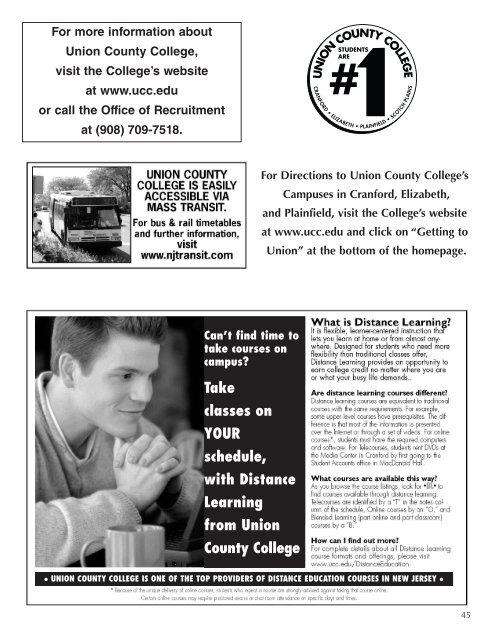 to download the course schedule for Spring 2012 - Union County ...