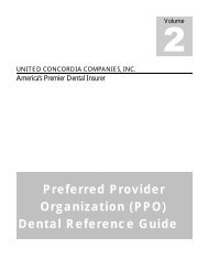 Organization (PPO) Dental - United Concordia