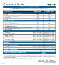 Option II - United Concordia