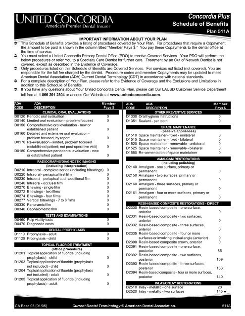 united concordia dental network phone number