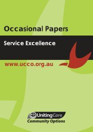 Service Excellence (PDF) - UnitingCare Community Options