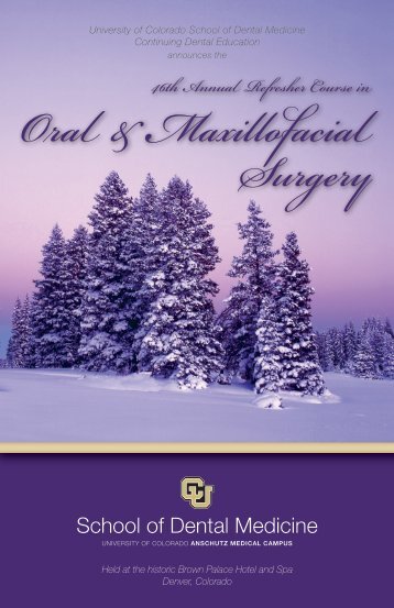 46th Annual Refresher Course in Oral and Maxillofacial Surgery