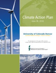 Climate Action Plan - University of Colorado Denver