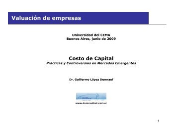 Dumrauf - Universidad del CEMA