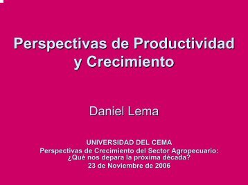 PRODUCCION - Universidad del CEMA