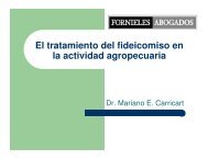 El tratamiento del fideicomiso en la actividad agropecuaria