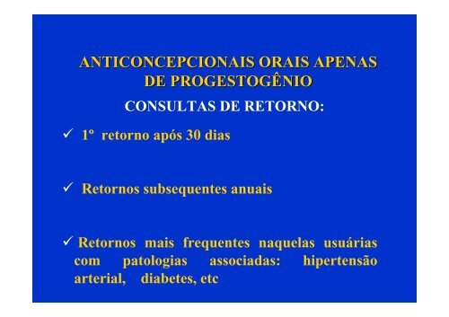 anticoncepcionais hormonais orais combinados - Ucg