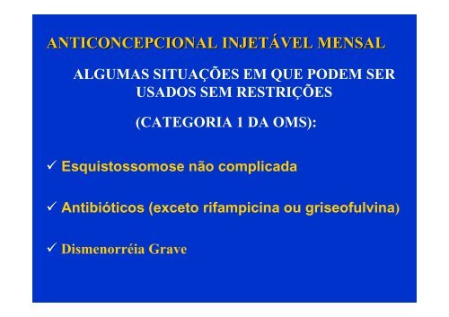 anticoncepcionais hormonais orais combinados - Ucg