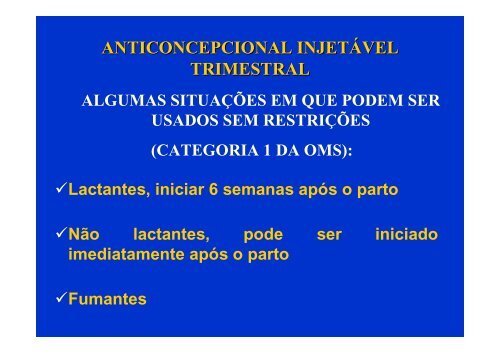 anticoncepcionais hormonais orais combinados - Ucg