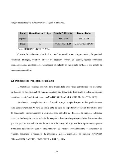 AssistÃªncia de enfermagem ao paciente submetido Ã  ... - Ucg