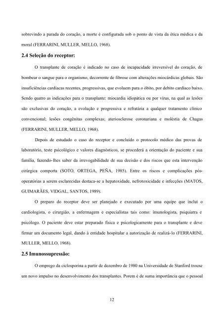 AssistÃªncia de enfermagem ao paciente submetido Ã  ... - Ucg