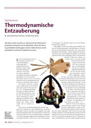 Thermodynamische Entzauberung - Westfälische Wilhelms ...