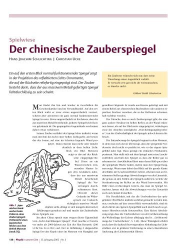 Der chinesische Zauberspiegel - Westfälische Wilhelms-Universität ...