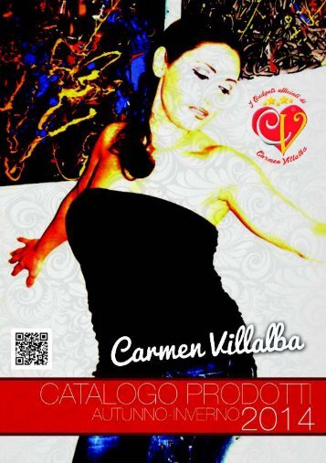 Catalogo - Gadget ufficiali Carmen Villalba
