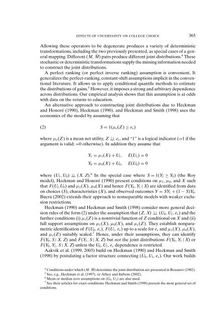 Estimating Distributions of Counterfactuals with an Application ... - UCL