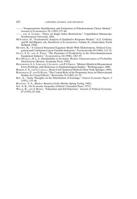 Estimating Distributions of Counterfactuals with an Application ... - UCL