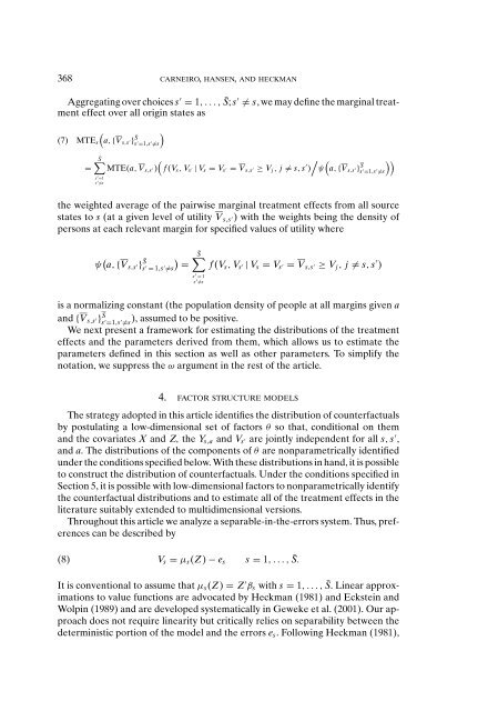 Estimating Distributions of Counterfactuals with an Application ... - UCL