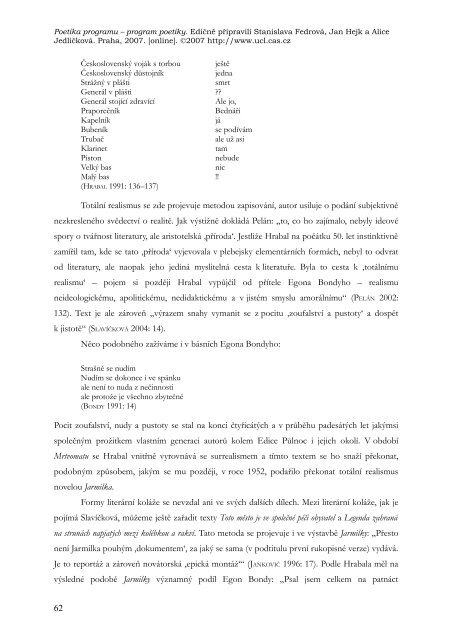 Poetika programu â program poetiky - Ãstav pro Äeskou literaturu ...