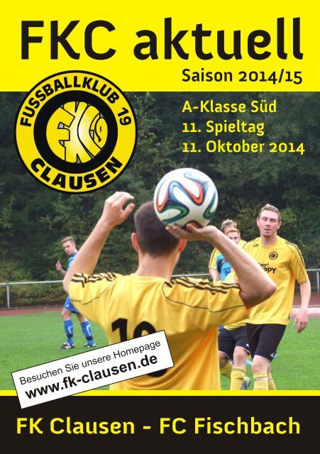 FKC Aktuell - 11. Spieltag - Saison 2014/2015