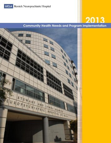 Resnick Neuropsychiatric Hospital Community Health N