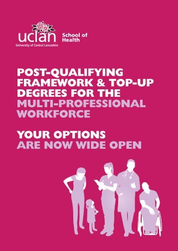 Download the PQF Brochure - University of Central Lancashire