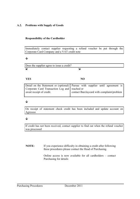 PURCHASING PROCEDURES - University of Central Lancashire