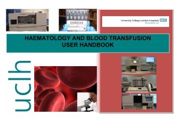haematology users' handbook - University College London Hospitals