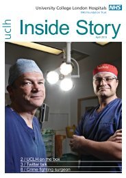 Inside Story - April 2013 - University College London Hospitals