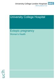 Ectopic Pregnancy - University College London Hospitals