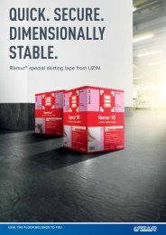 Remur® Special Skirting Tape from UZIN.
