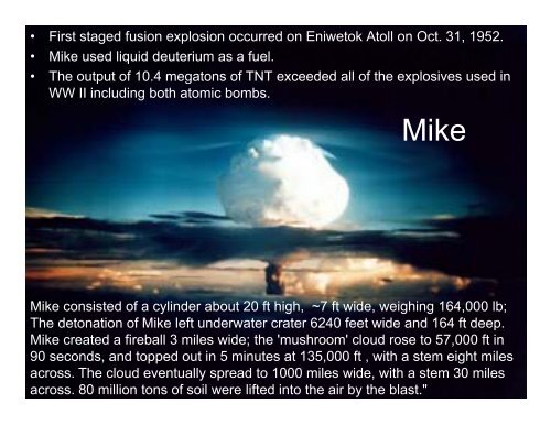 The Hydrogen Bomb