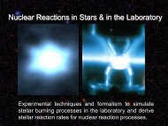 Nuclear Reactions in Stars & in the Laboratory