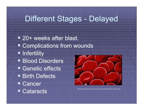 The Biological and Medical Effects of Radiation