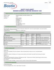 safety data sheet idenden general purpose adhesive 10-88